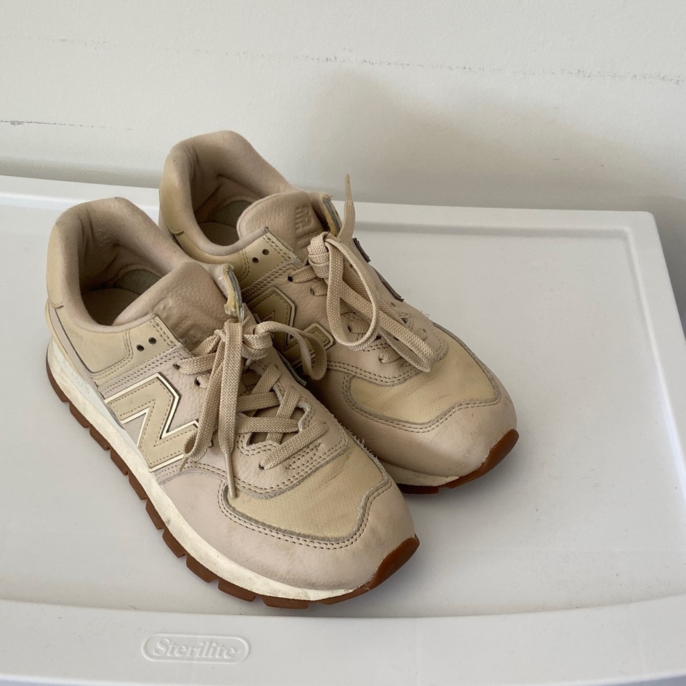 New Balance Neutral Beige Runner Sneakers
